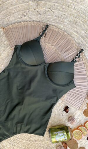 Maiô Verde Oliva Argolas