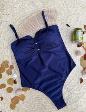 Maiô Azul Marinho com detalhes